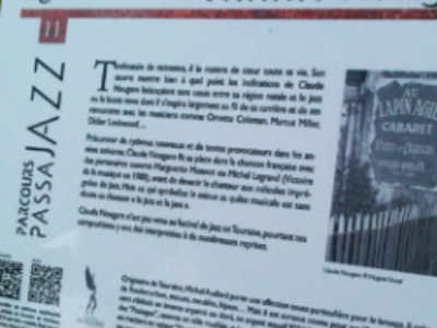 Sur “Paroles d’élus” : Art, jazz et flashcode à Montlouis-sur-Loire