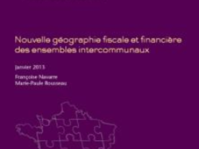 Nouvelle géographie fiscale et financière des ensembles intercommunaux