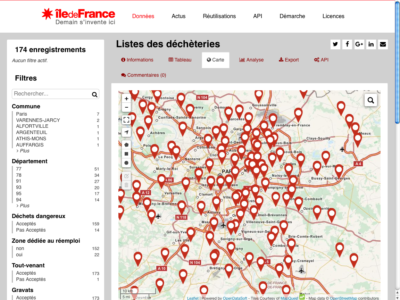 L’Ordif passe ses cartes sur les déchèteries franciliennes en open data