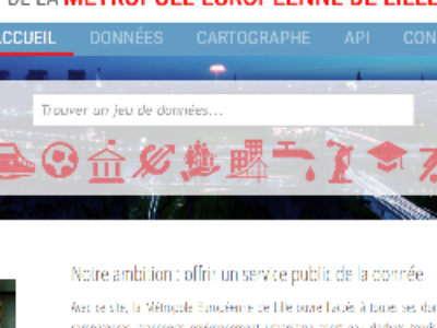 Lancement du site d’open data de la Métropole Européenne de Lille